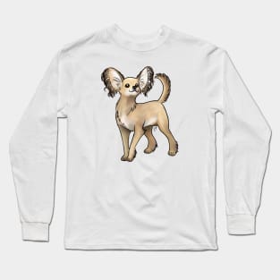 Dog - Russian Toy - Long Haired Fawn Long Sleeve T-Shirt